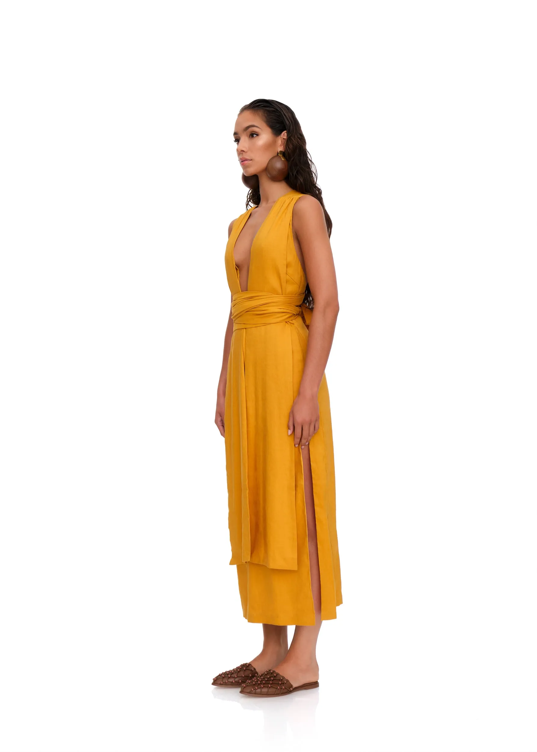 ZADO DRESS - GOLD