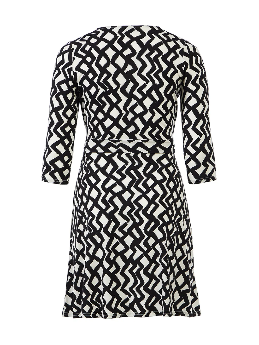 Zig Zag Perfect Wrap Dress